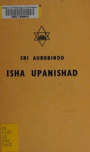Cover of Isha Upanishad