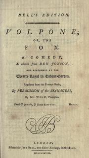 Cover of Volpone