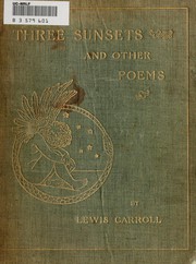 Cover of Three Sunsets and Other Poems