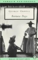 Cover of Burmese Days
