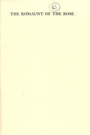 Cover of The Romaunt of the Rose