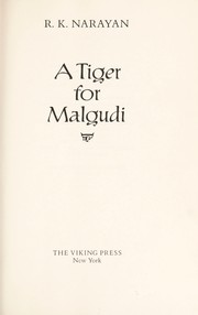 Cover of A Tiger for Malgudi