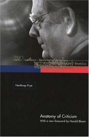 Cover of Anatomy of Criticism