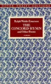 Cover of Concord Hymn