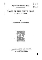 Cover of Tales of the White Hills, and sketches