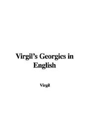 Cover of Georgics