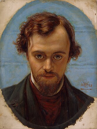 Portrait of Dante Gabriel Rossetti